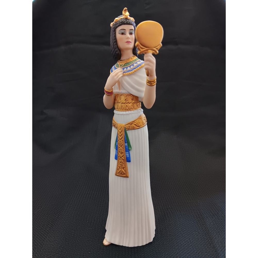 Lenox Cleopatra The Legendary Princesses Porcelain Figurine 1990 with Cat Bastet
